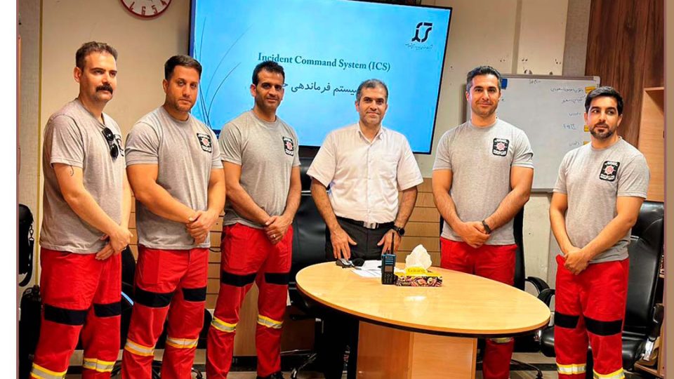 برگزاری دوره فرماندهی حادثه در پتروشیمی مروارید